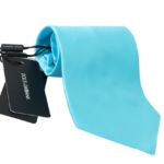Stunning Light Blue Silk Men's Tie