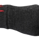 Gray Virgin Wool Unisex Gloves