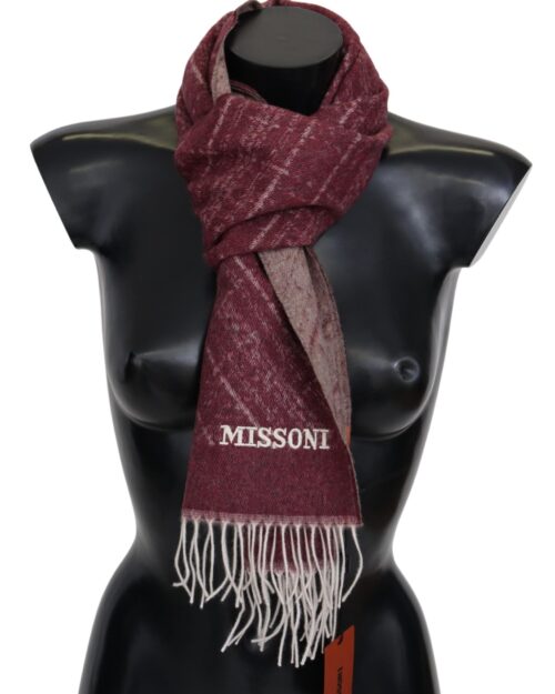 Elegant Cashmere Fringed Scarf
