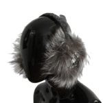 Elegant Fur and Crystal Ear Muffs