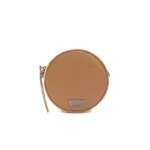 Brown Leather Women Crossbody Bag