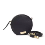 Gray Leather Women Crossbody