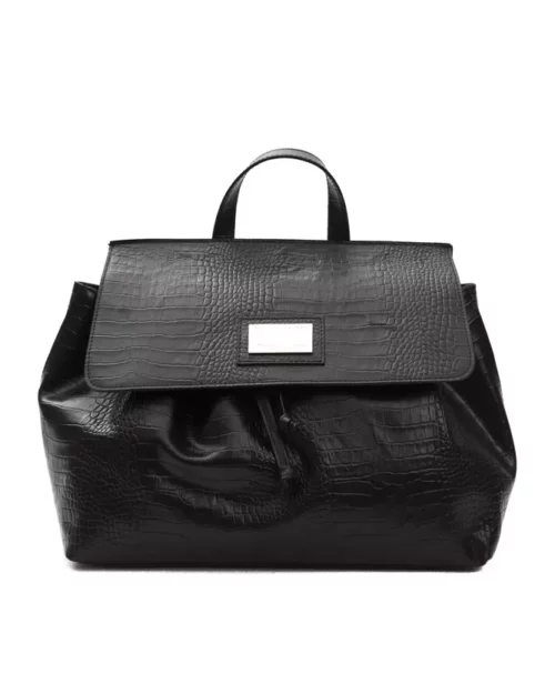 Black Leather Women Handbag