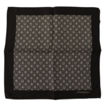 Dolce & Gabbana Elegant Black Silk Men's Scarf Wrap