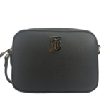 Burberry Small Leather Camera Crossbody TB Logo Bag