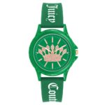 Juicy Couture Green Silicone Watch