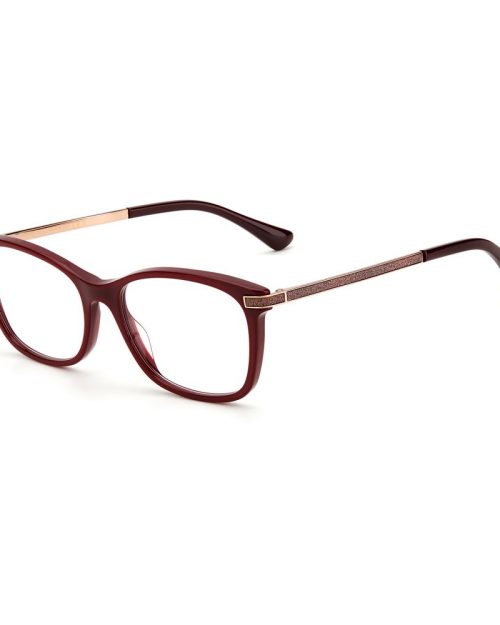 Jimmy Choo Burgundy Acetate Frames