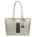 Sheila Large Tote Purse Bag Pale Gold