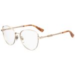 Moschino Gold Stainless Steel Frames