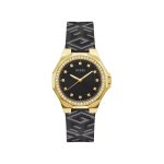 Guess Black Leather Watch