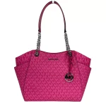 Jet Set Large Chain Shoulder Tote Bag Dragon Fruit