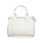 White Polyethylene Women Handbag