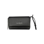 Black Polyester Women Handbag