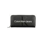 Black Polyethylene Women Wallet