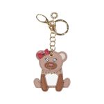 Beige Polyethylene Keychain