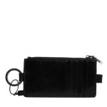 Black Horse Leather Lanyard Logo Card Holder Wallet