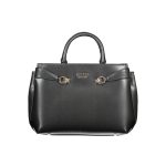 Black Polyethylene Women Handbag