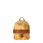 Beige Leather Backpack